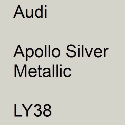 Audi, Apollo Silver Metallic, LY38.